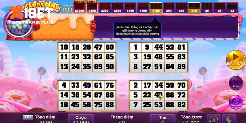 Candyland Bingo là trò chơi cá cược thú vị