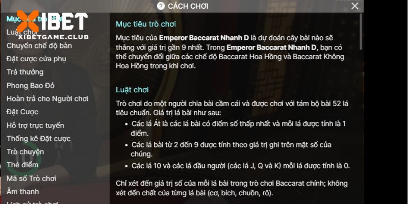 Mỗi ván cược diễn ra theo quy luật hấp dẫn