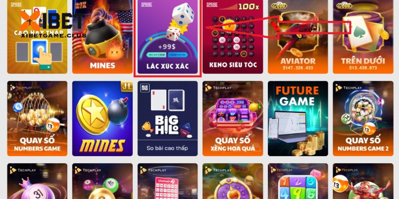Bạn lựa chọn trò chơi Lắc Xúc Xắc để cá cược an toàn