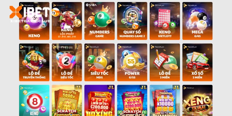 Khám phá trò chơi quay số tại nhà cái XIBET