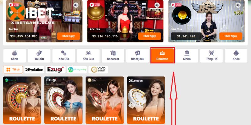 Lựa chọn bàn cược Roulette phù hợp