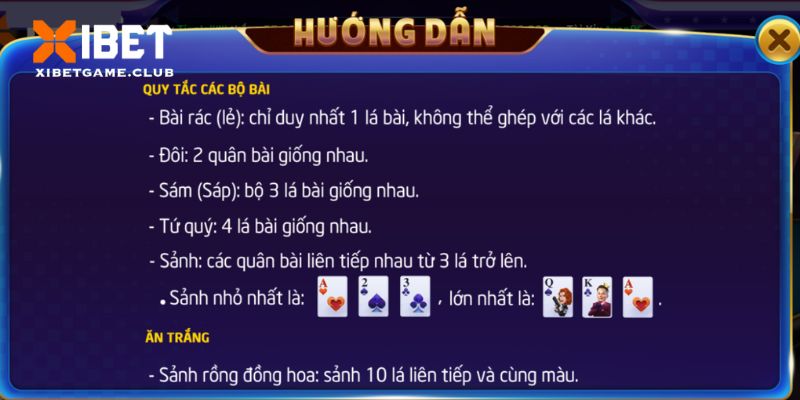 Mỗi ván đấu sẽ có quy tắc cụ thể
