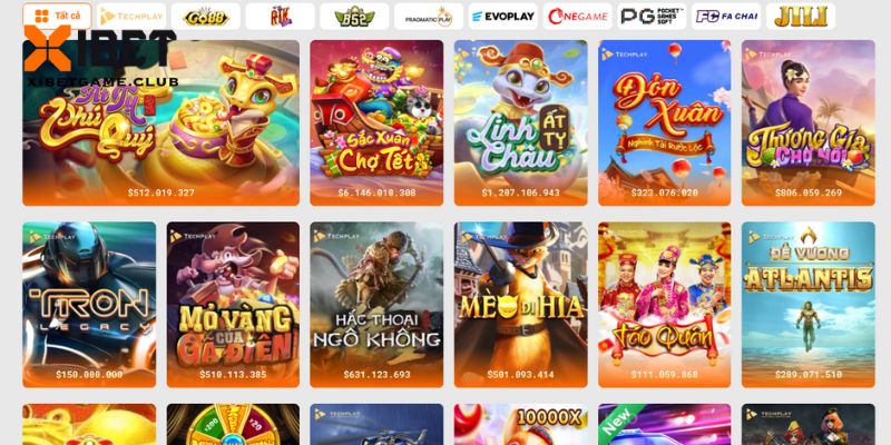 Khám phá danh mục slots game XIBET chất lượng