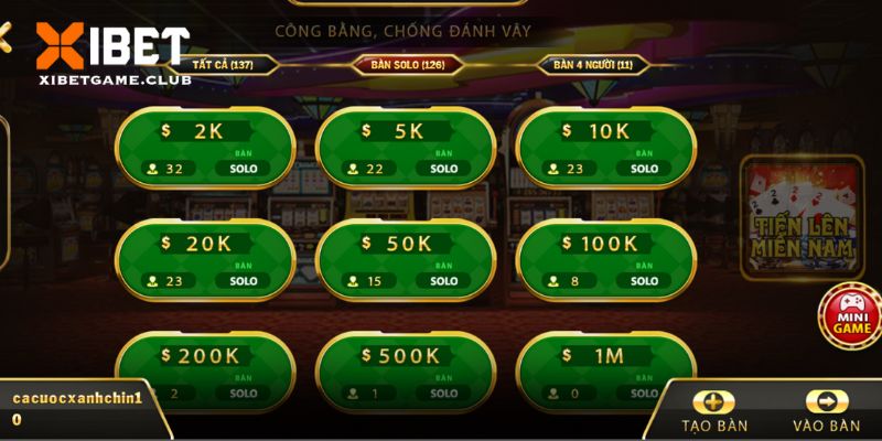 Tìm hiểu về trò chơi tiến lên miền Nam tại nhà cái XIBET