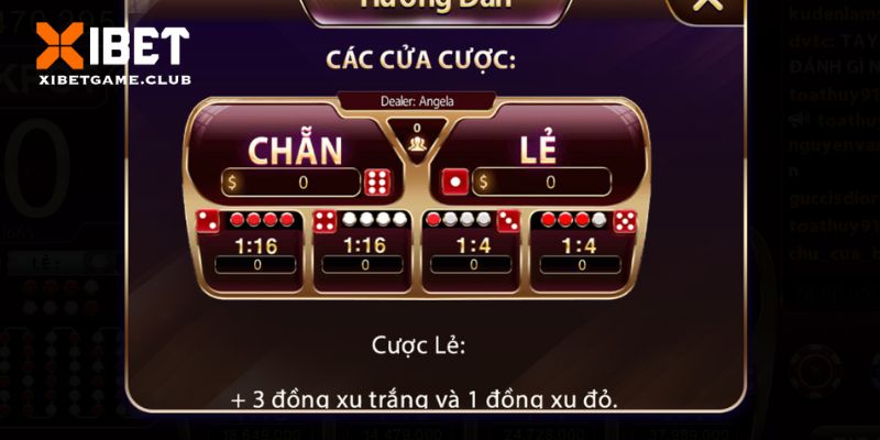 Bạn lựa chọn cửa cược và nhận được tiền thưởng khi giành chiến thắng